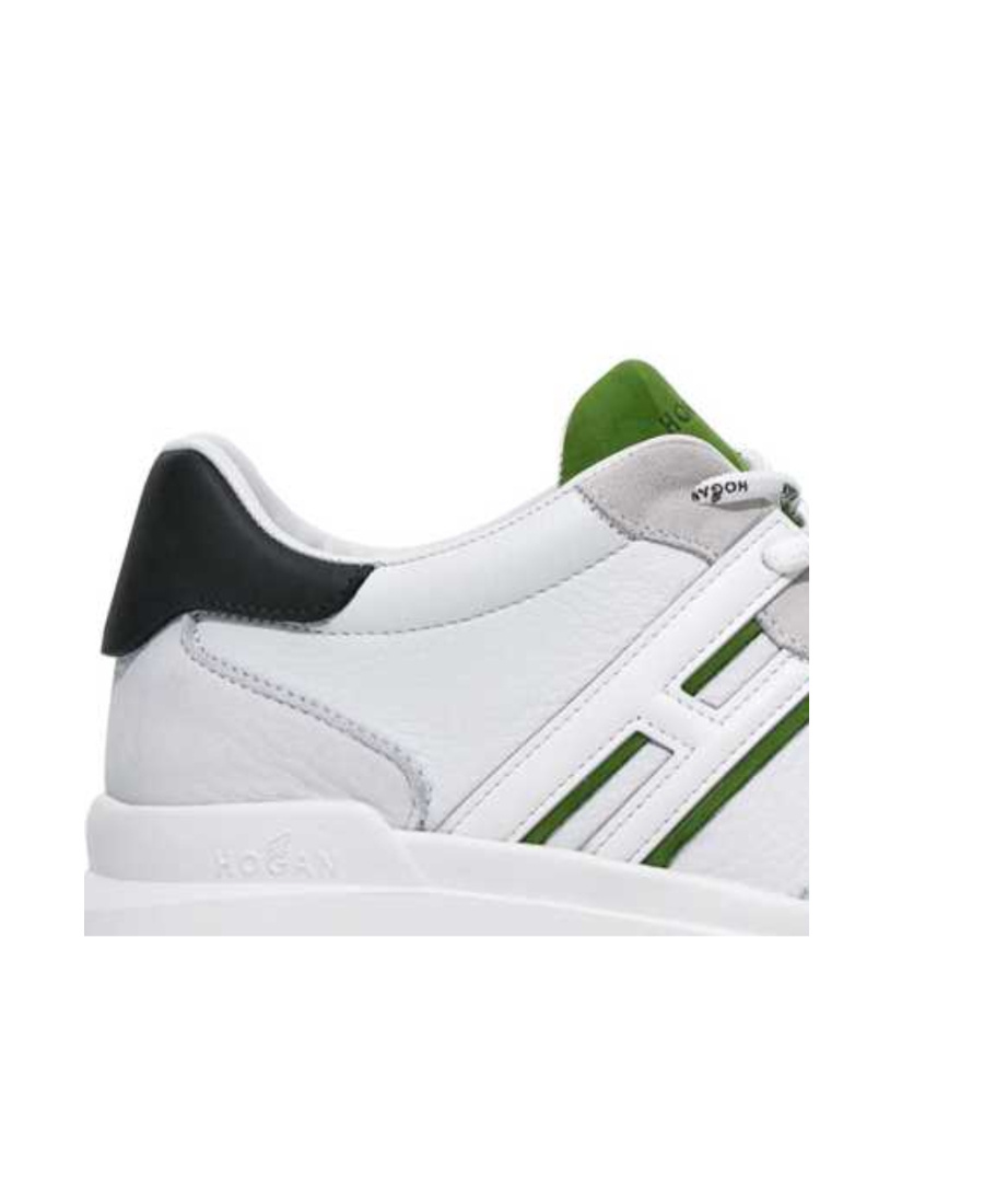 Hogan H580 Logo Patch Sneakers In White