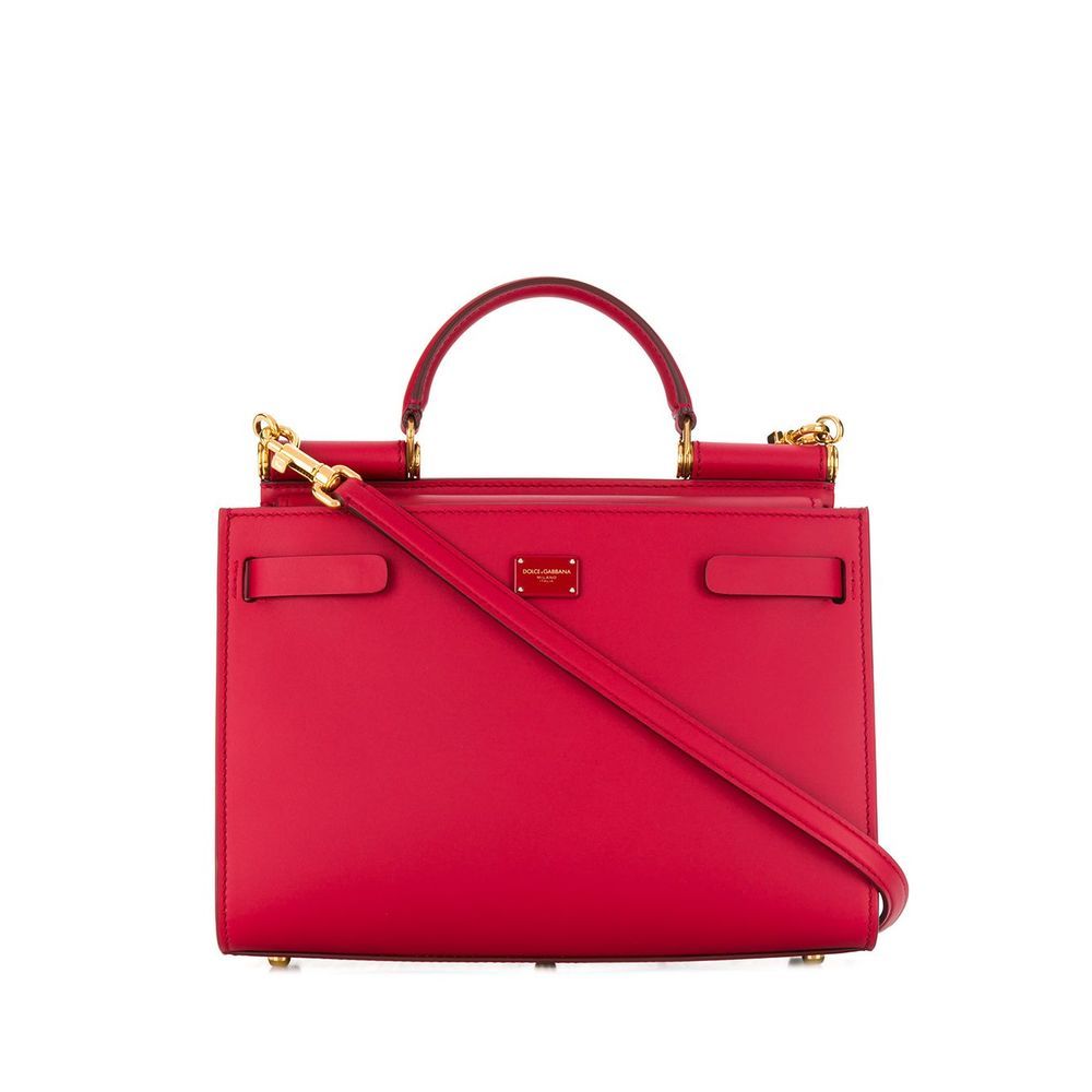 Dolce & Gabbana Miss Sicily Tote Bag In Red