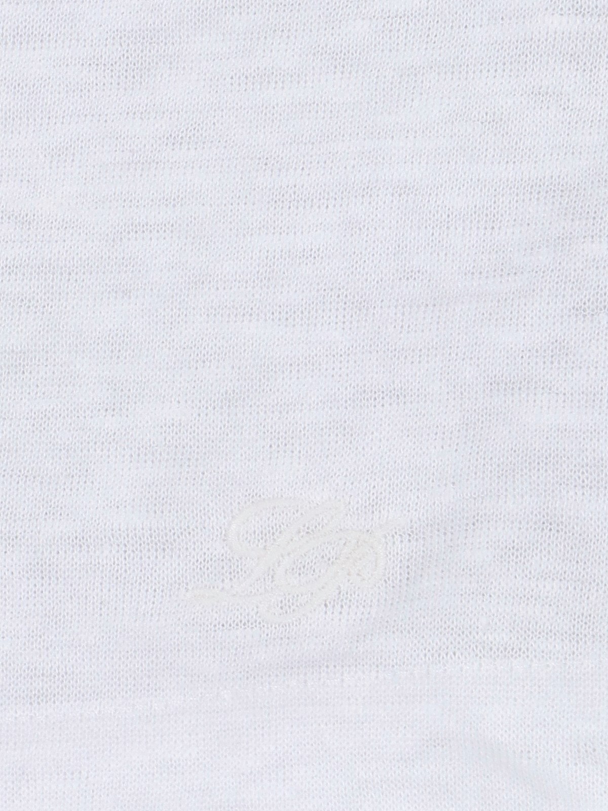 Loro Piana Gargano Linen T-shirt In White