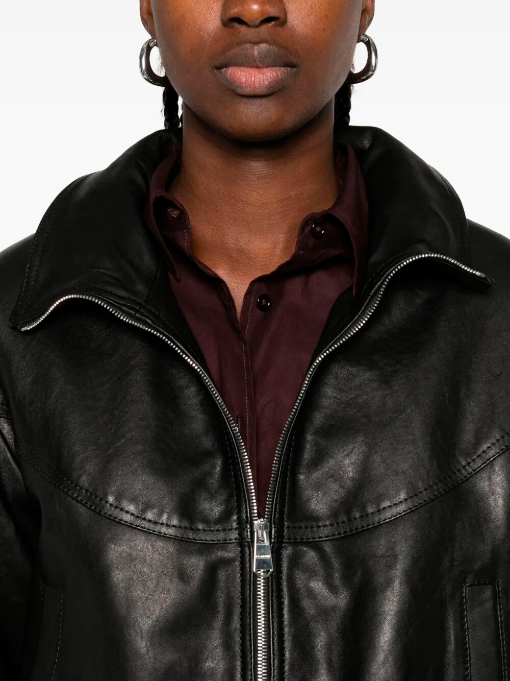 Dondup Zip-front Jacket In Black