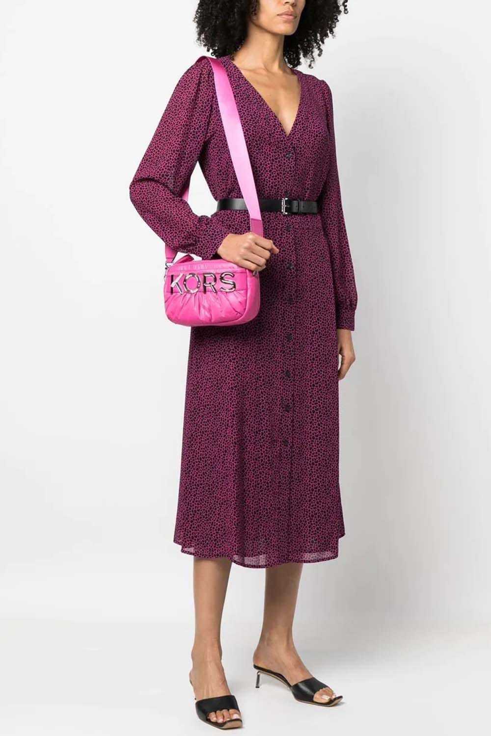 Michael Michael Kors Torebka Logo Plaque Crossbody Bag In Pink
