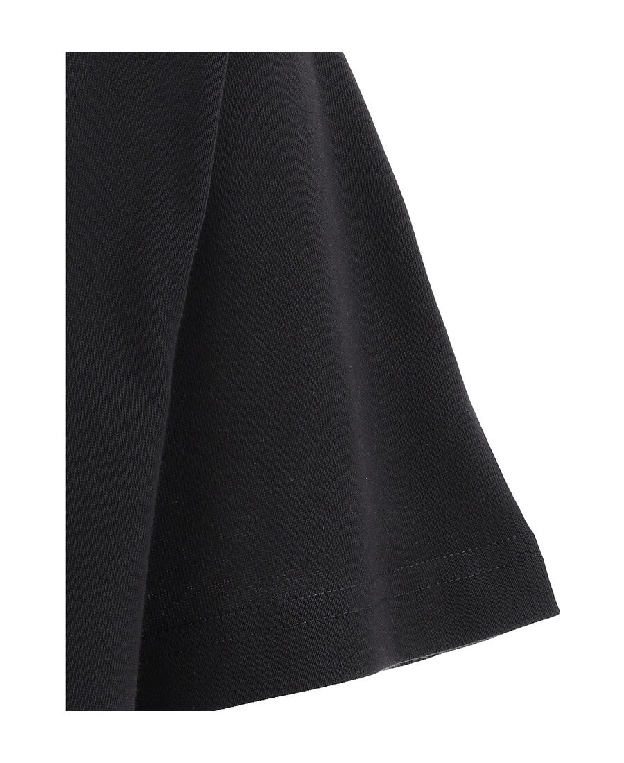 Dior Logo Round Collar Short-sleeved T-shirt In Black