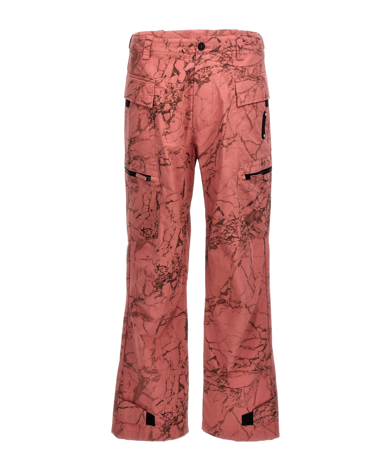 A-cold-wall* A Cold Wall* 'crimson Overdye Static Zip' Pants In Brown