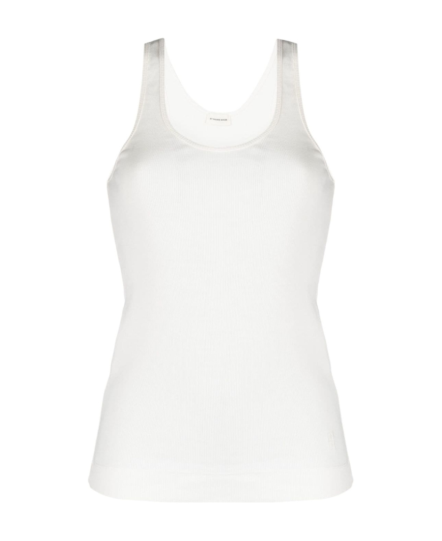 By Malene Birger U-collar Sleeveless Vest In White