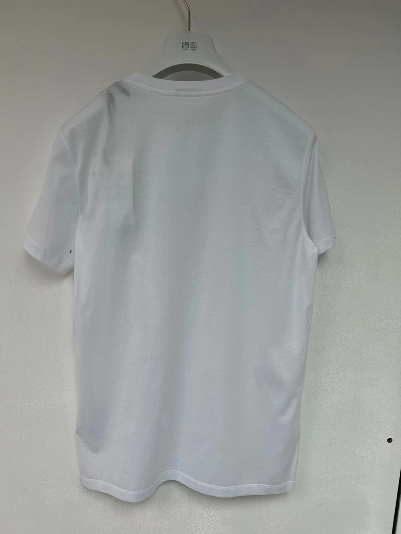 Moncler Logo-patch Cotton T-shirt In White