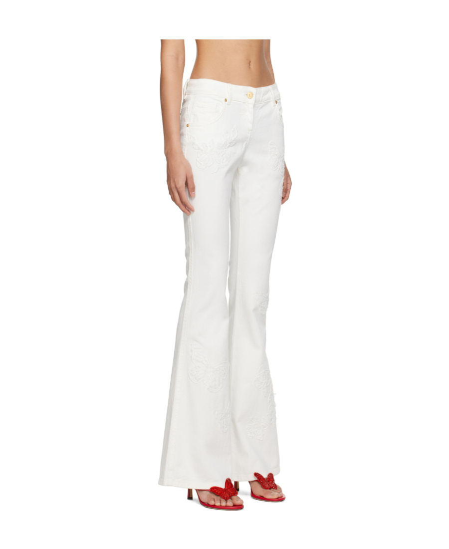 Blumarine Straight-leg Jeans In White
