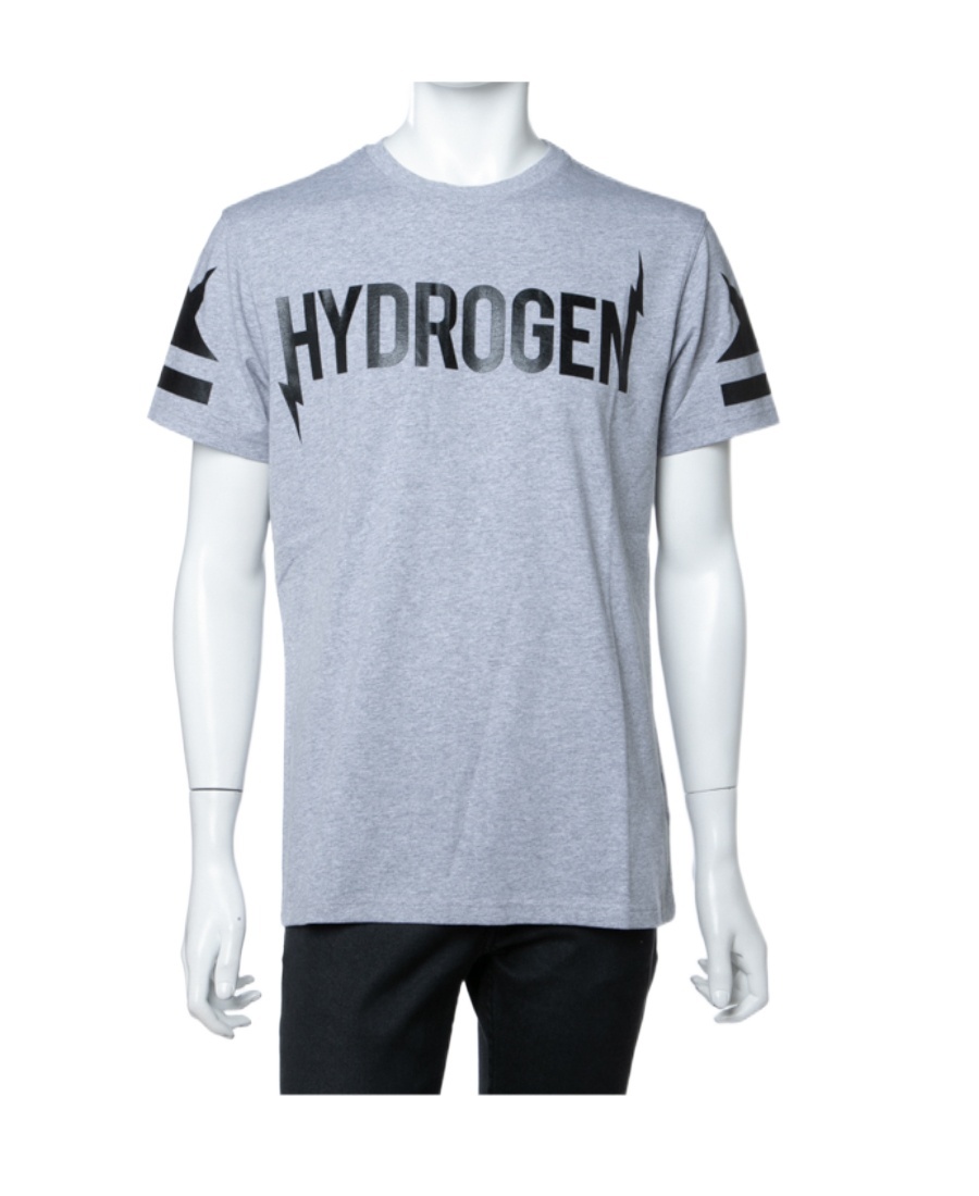 Hydrogen Logo T-shirt In Blue