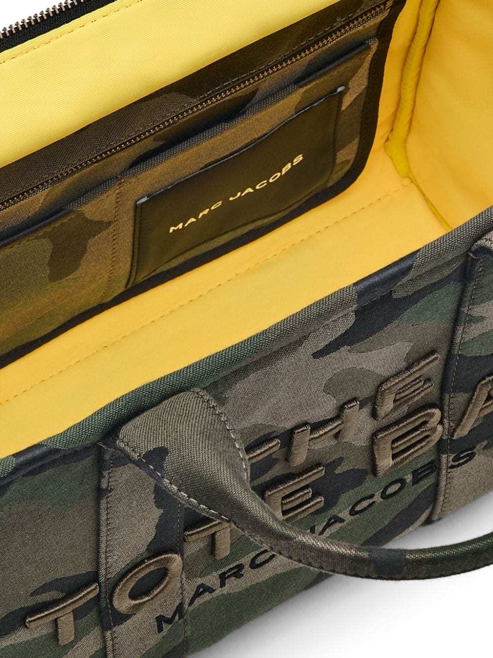 Marc Jacobs Womens Camo Multi The Camo Jacquard Medium Tote Bag In Black