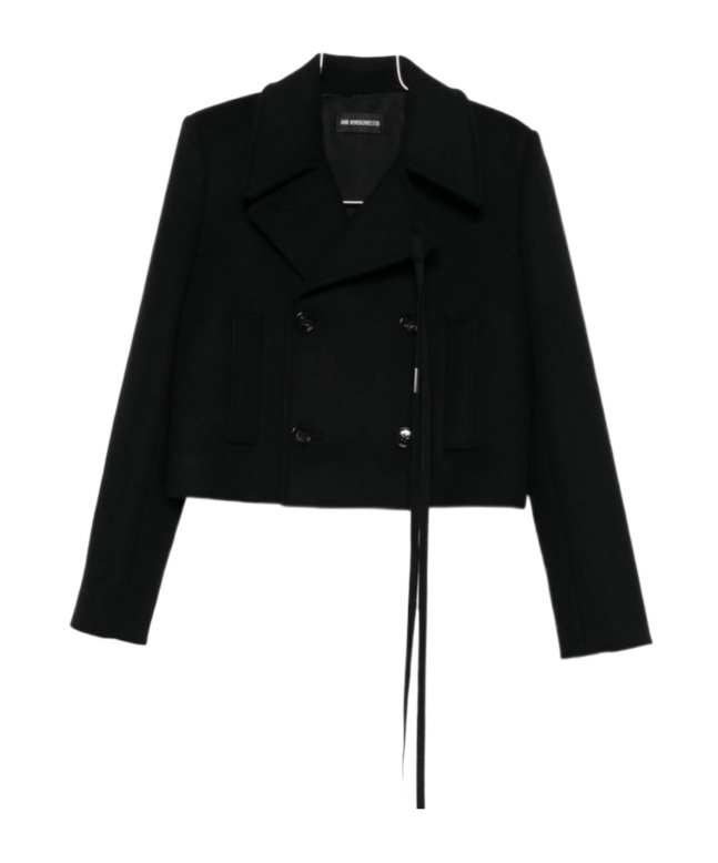 Ann Demeulemeester Long-sleeved Casual Jacket In Black