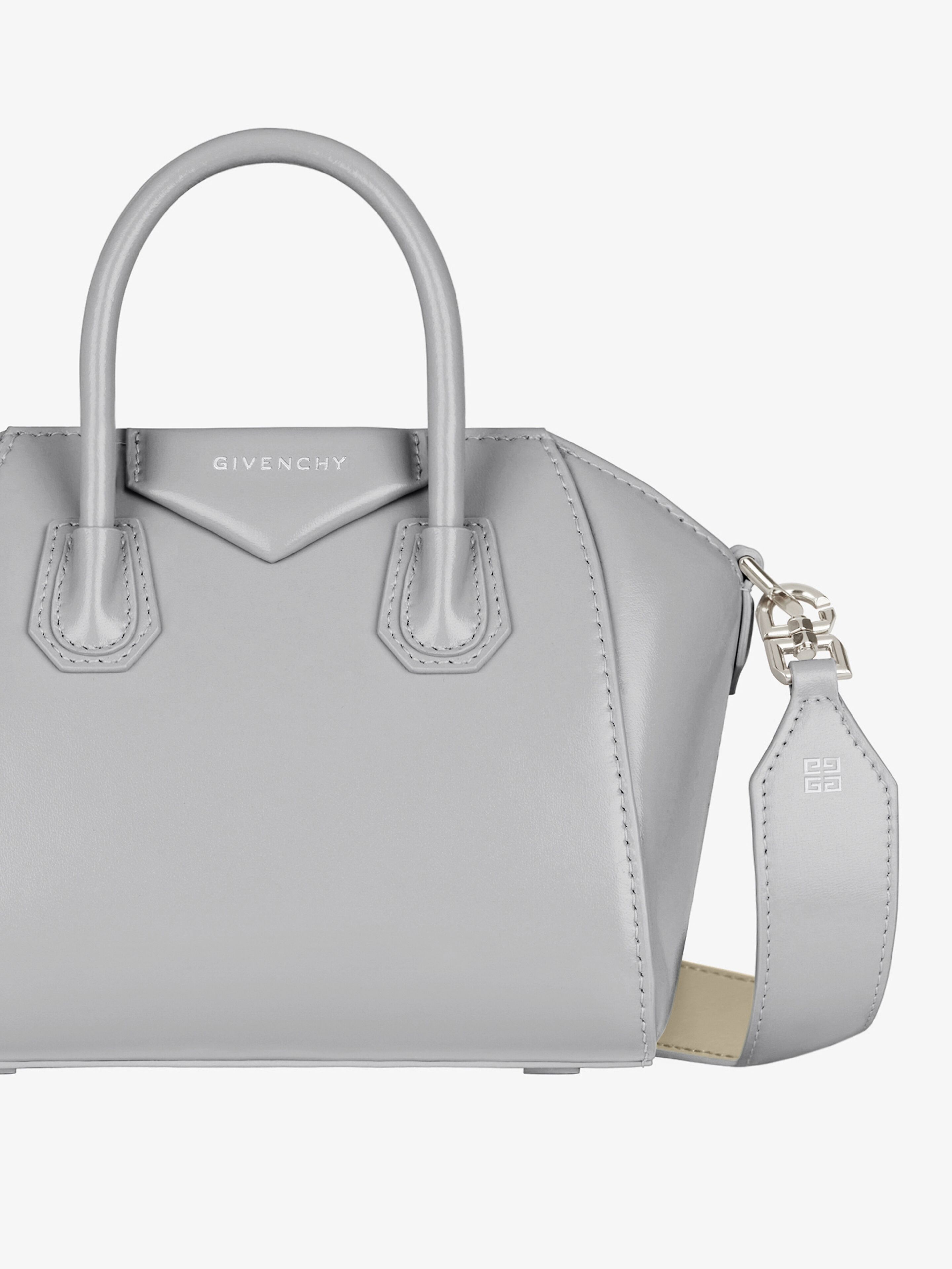 Givenchy Antigona Toy Tote Bag In Gray
