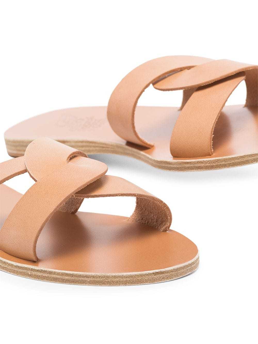 Ancient Greek Sandals Desmos Cross-belt Sandals In Nude