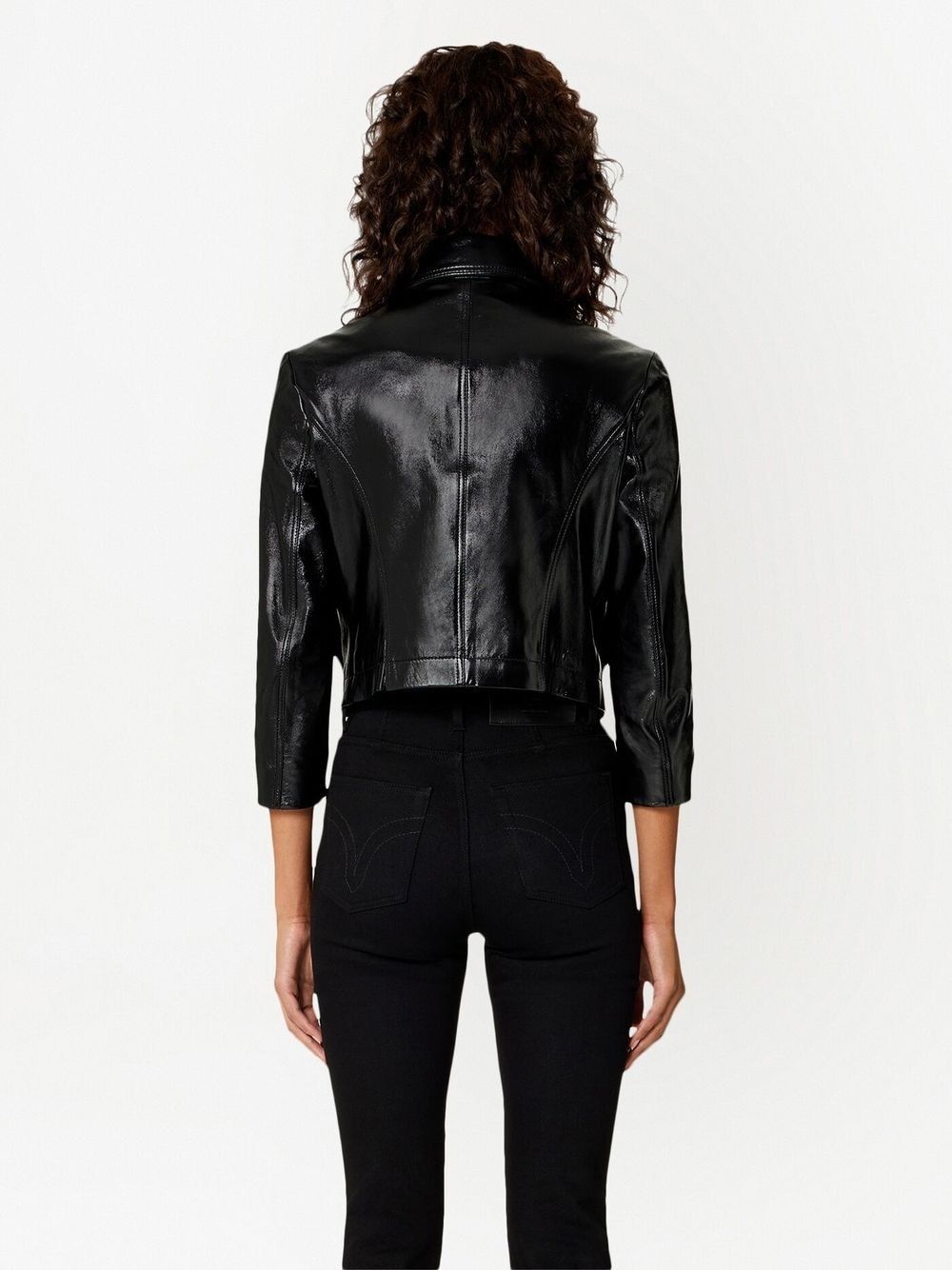 Ami Alexandre Mattiussi Ami Buttoned Leather Jacket In Black