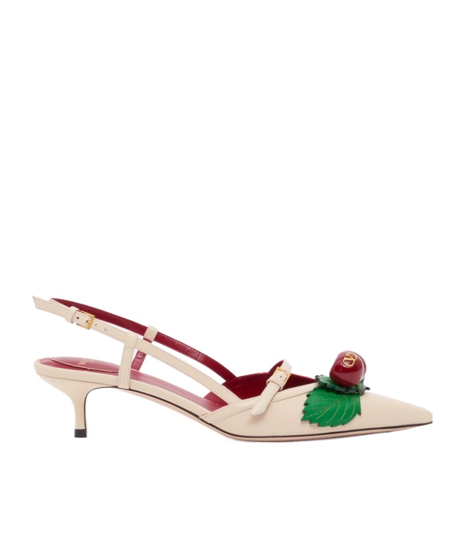 Valentino Garavani Pointed-toe High-heeled Sandals In Neutral