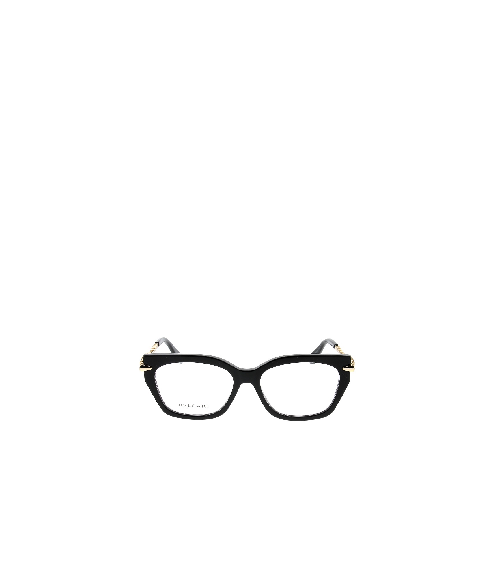 Bvlgari Bulgari Cat-eye Frame Glasses In Black