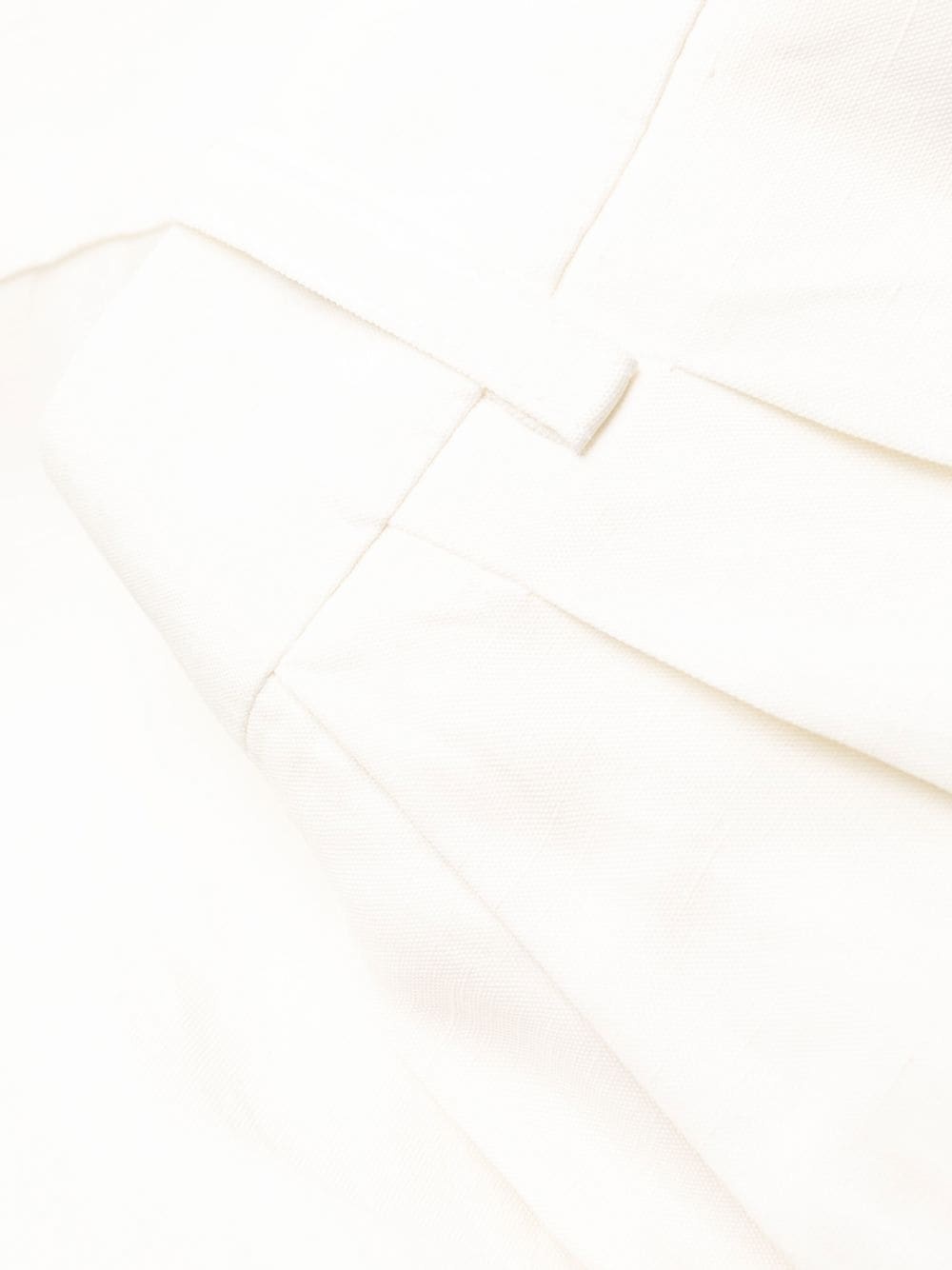 Stella Mccartney High-waisted Loose Fit Trousers In White