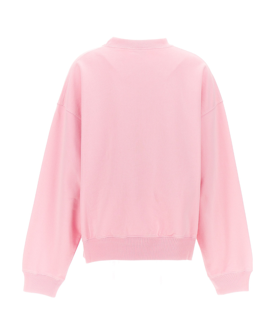 Balenciaga College 1917 Crewneck Sweatshirt In Pink