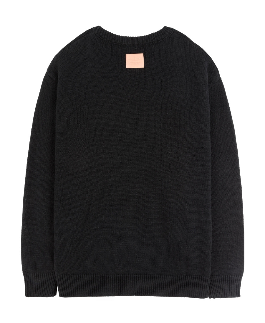 Charlie Luciano Black Long-sleeved Pullover In Black