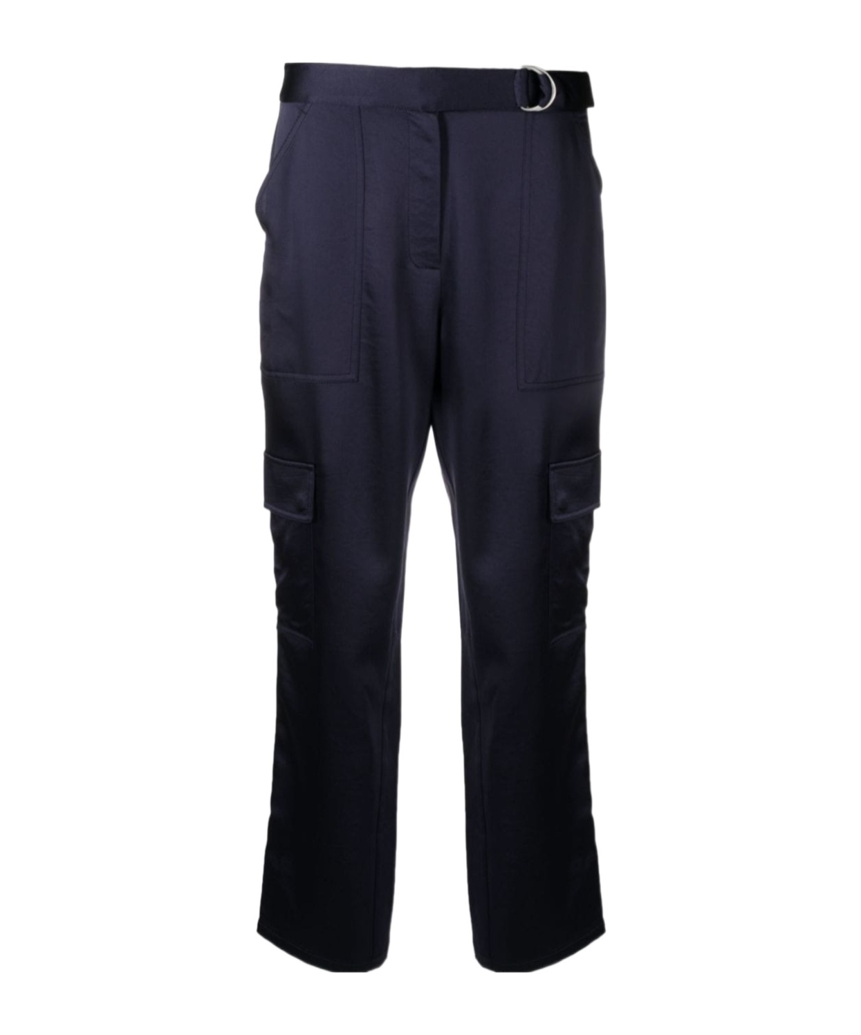 JONATHAN SIMKHAI HIGH-WAIST CARGO TROUSERS