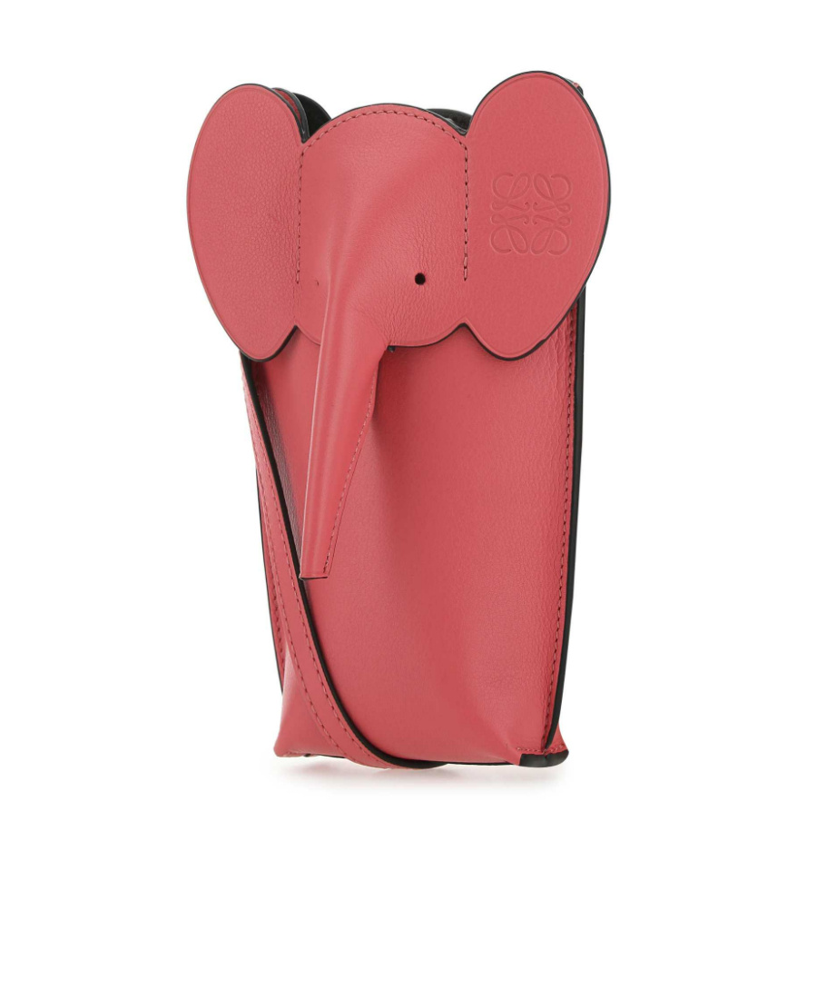 Loewe Elephant-shaped Shoulder Bag In Red