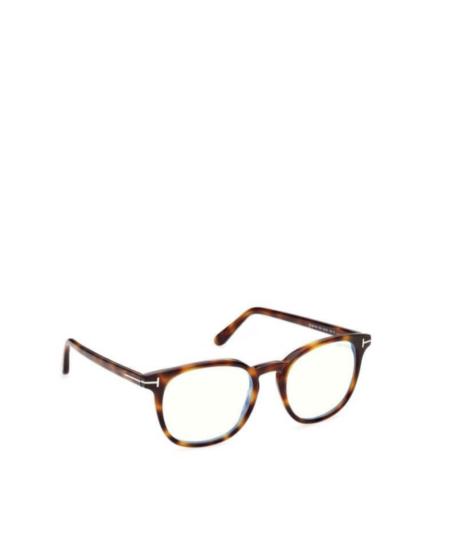 Tom Ford Eyewear Round Frame Glasses In White
