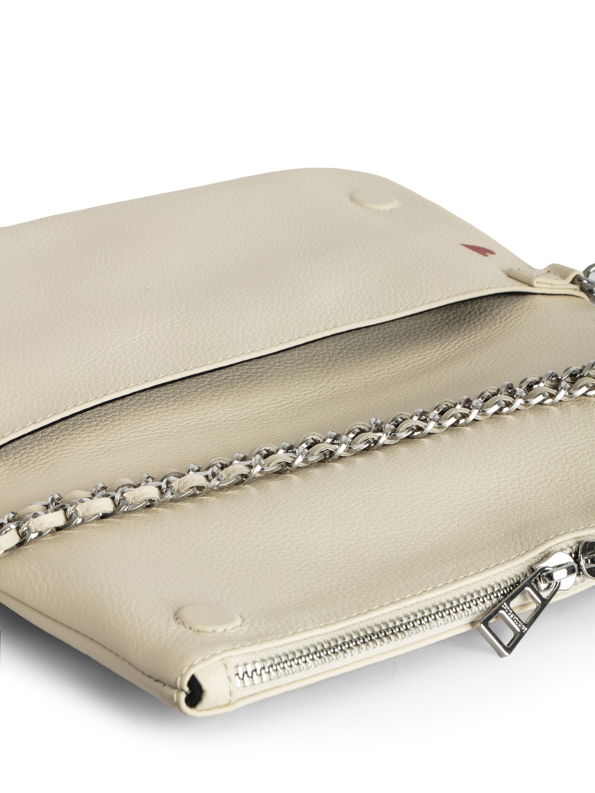 Shop Zadig & Voltaire Rock Love Tag Crossbody Bag In Nude