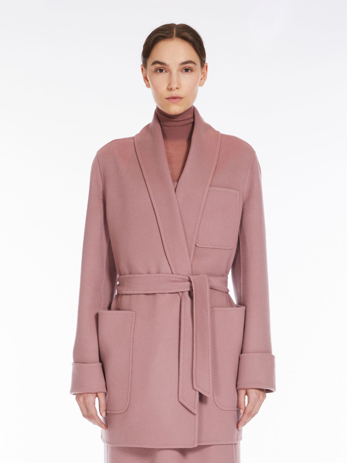 Max Mara Cashmere Jacket In Nude