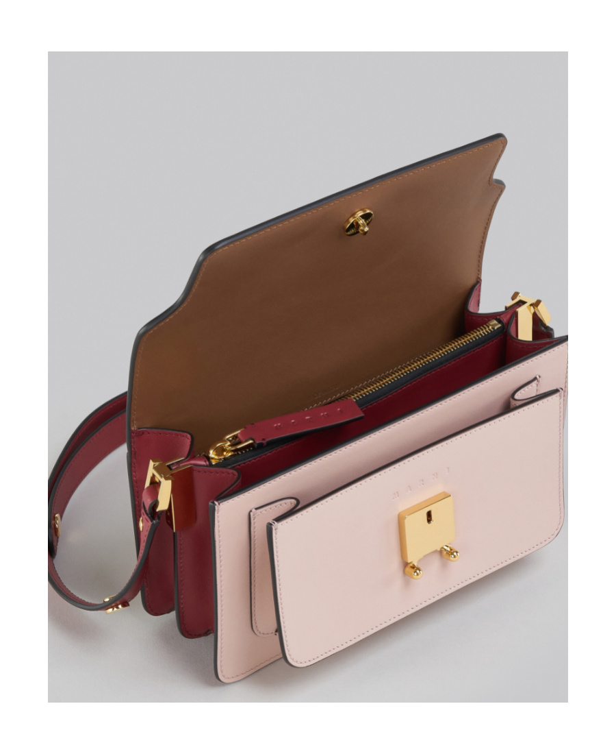 Marni Trunk Colourblock Shoulder Bag In Brown