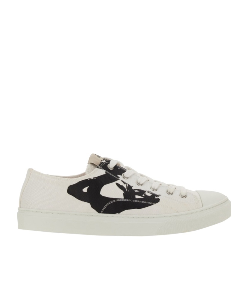 Vivienne Westwood Plimsoll 2.0 Low-top Snakers In White