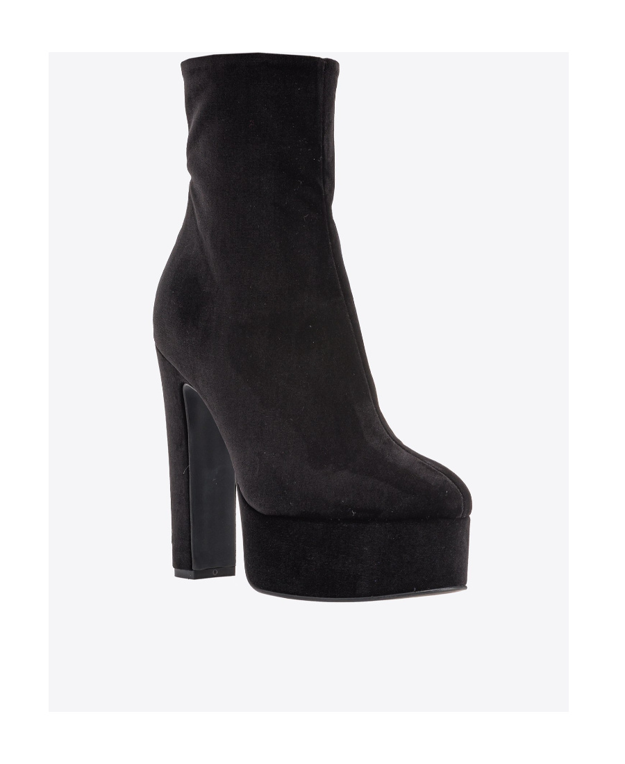 Pinko 135mm Suede Platform Ankle Boots