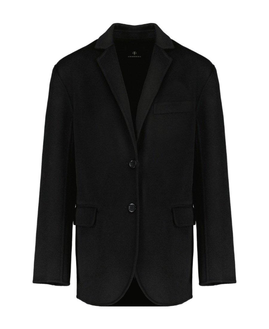 ANINE BING QUINN SINGLE-BREASTED BLAZER