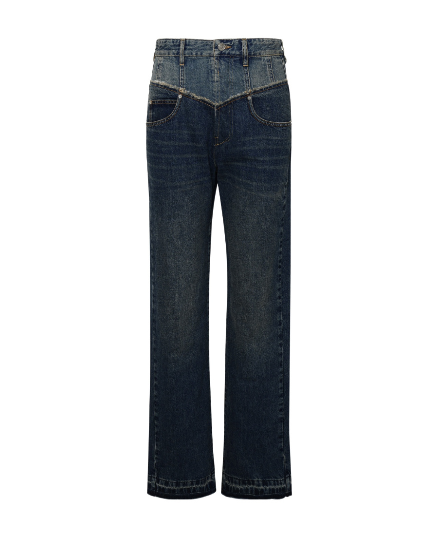 Isabel Marant Noemie High-waisted Jeans In Black
