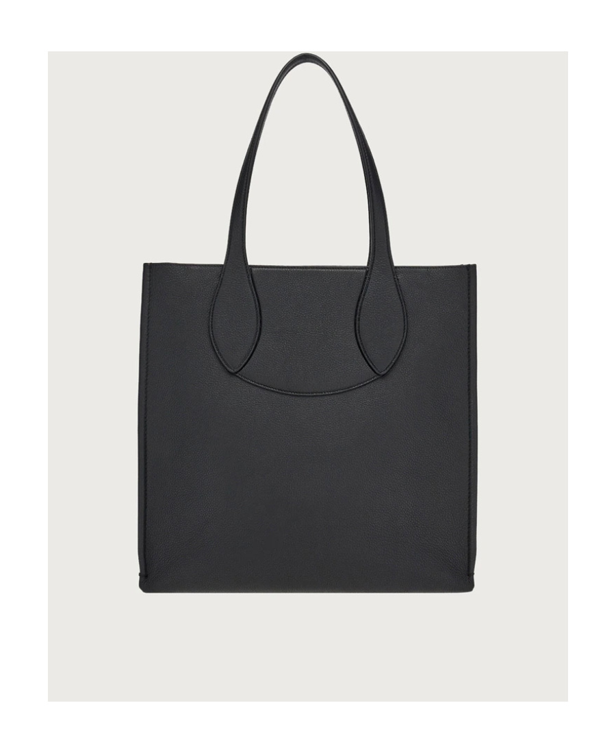 Ferragamo Maxi G Tote Bag In Black