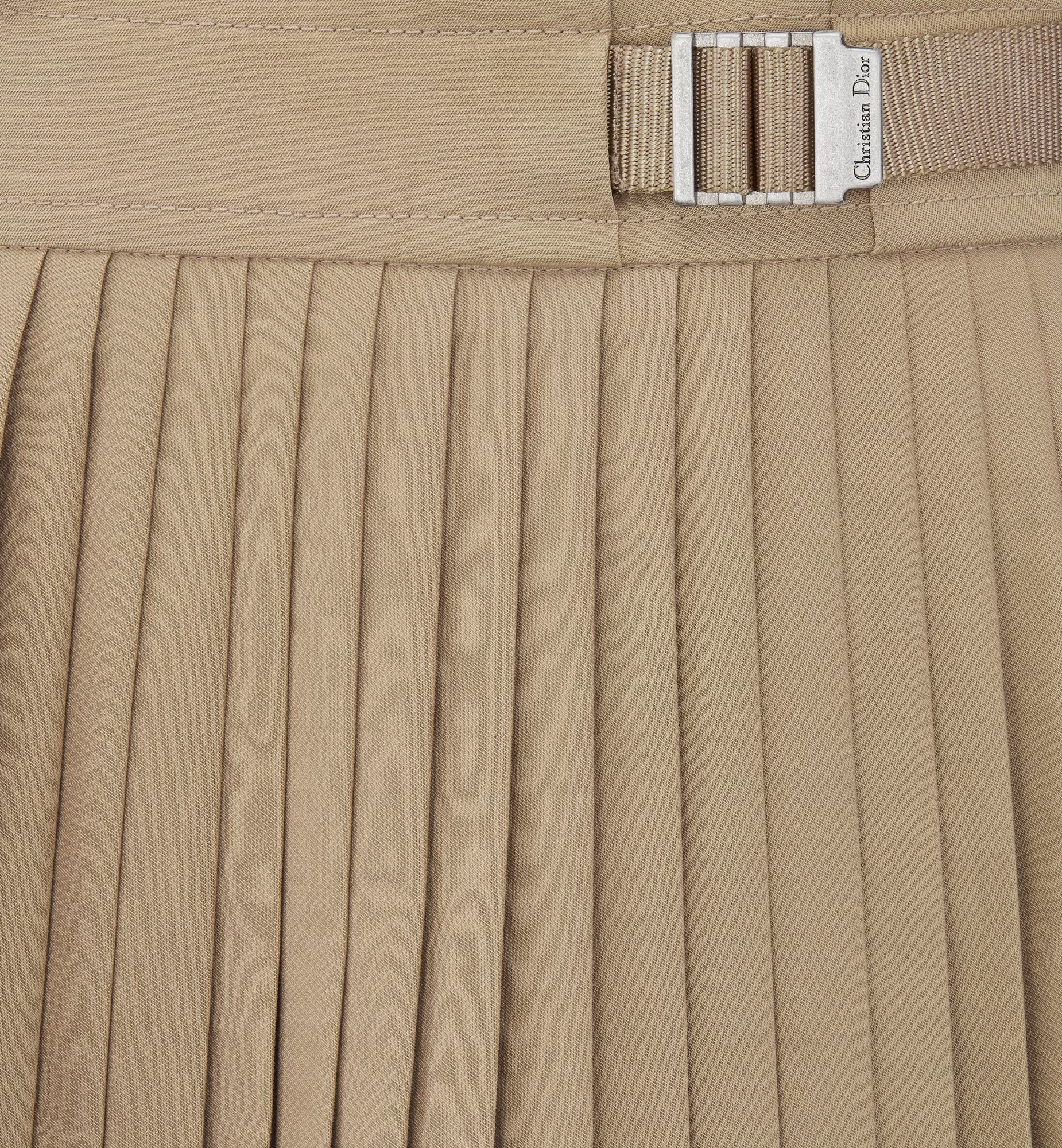 DIOR PLEATED MID-LENGTH SKIRT