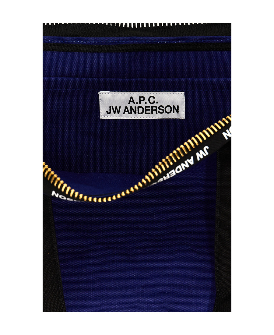 Apc X Jw Anderson Logo-print Tote Bag In Blue