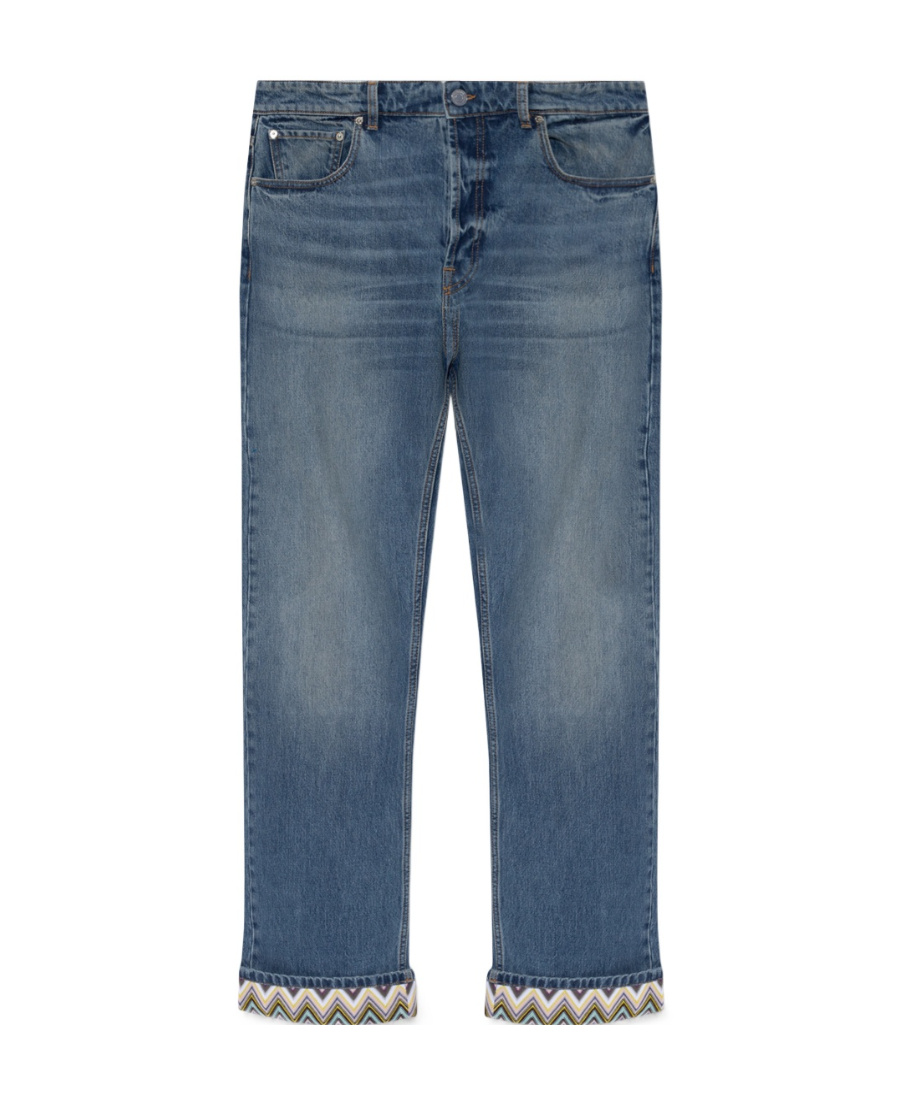 Missoni Stonewashed Denim Jeans In Blue