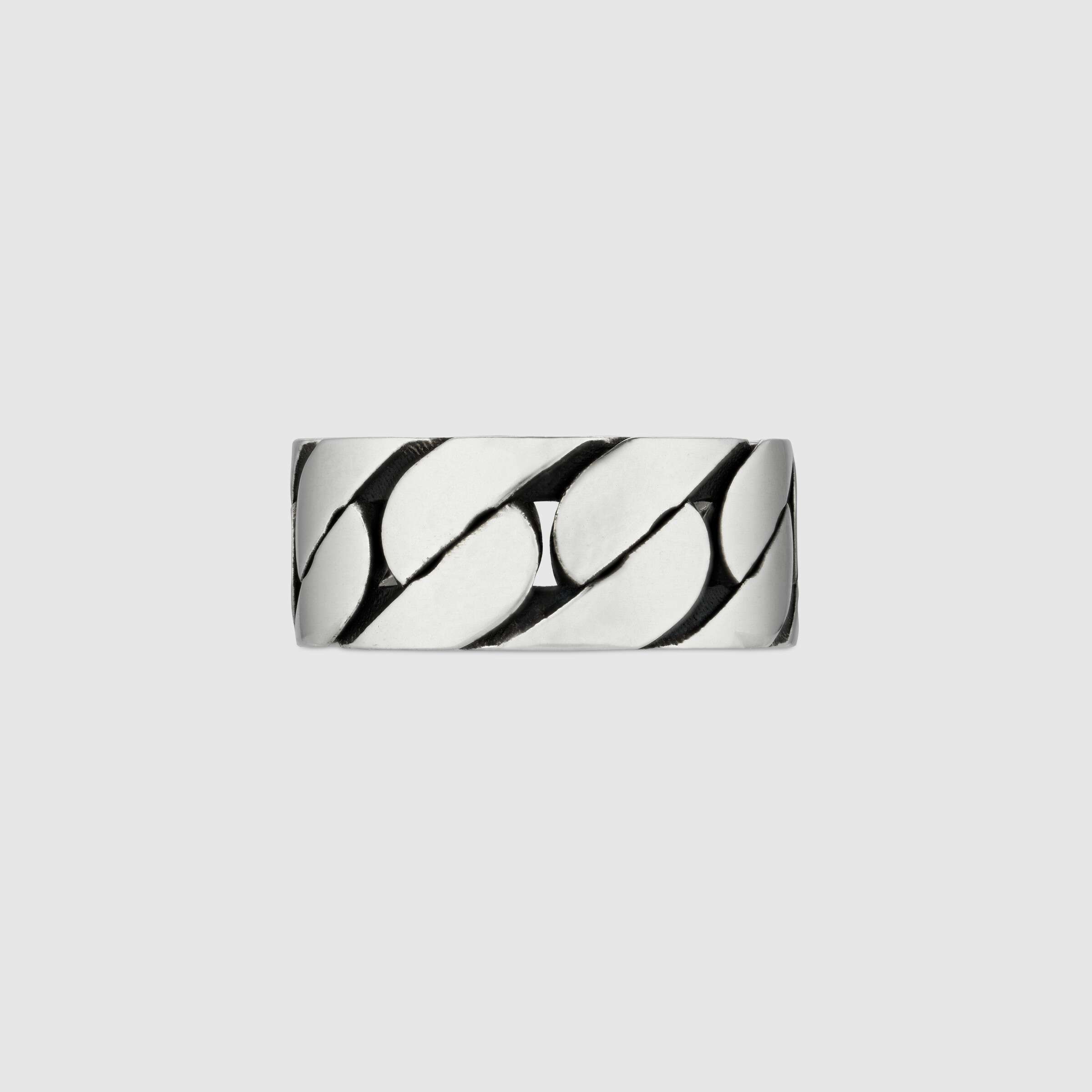 Gucci Interlocking G Ring In White