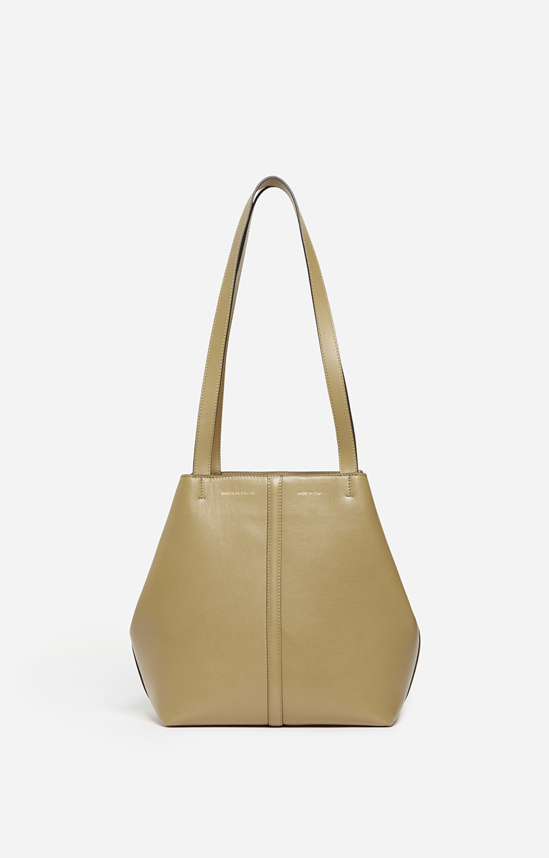 Vanessa Bruno Cabas Pm Green Tote In Green