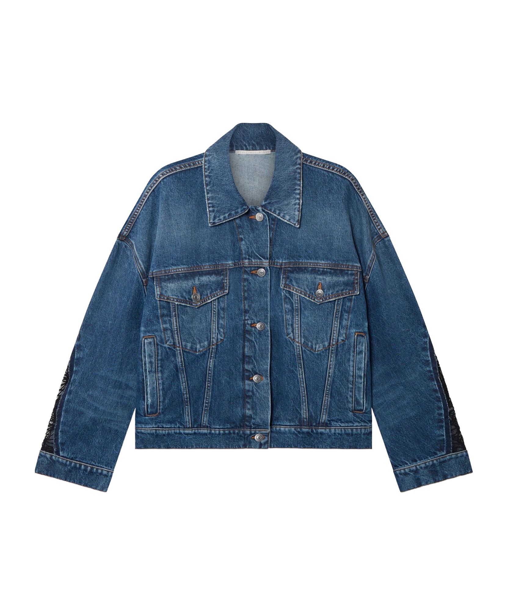 STELLA MCCARTNEY LONG-SLEEVED DENIM COAT