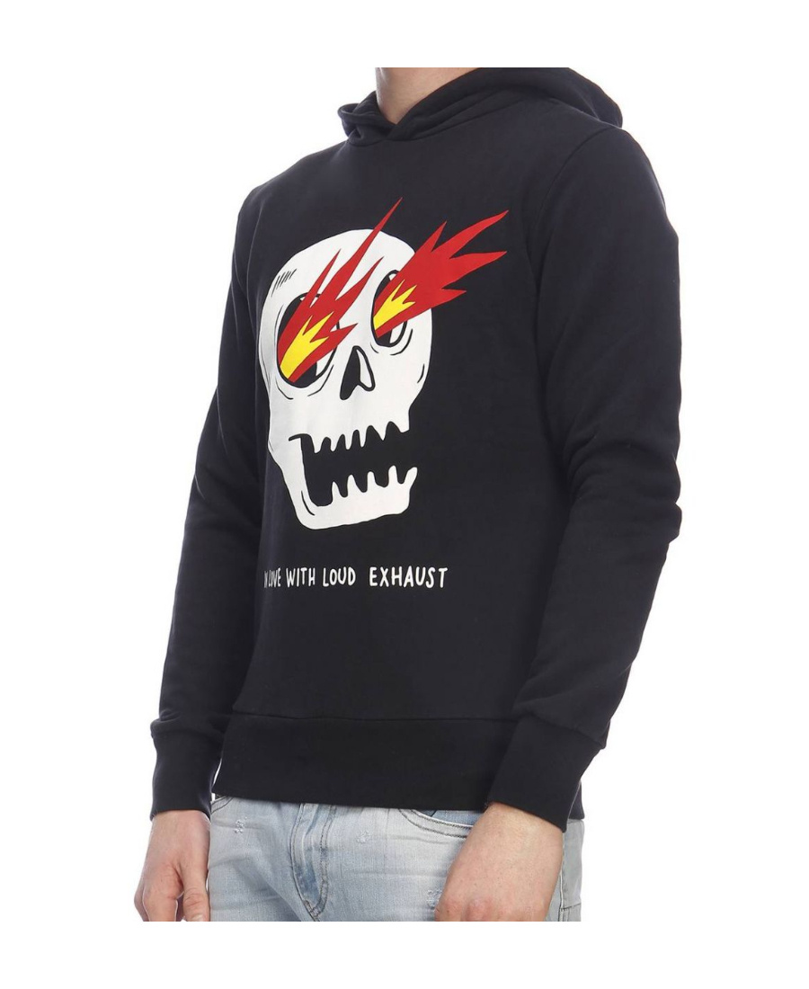 Hydrogen Logo Sweater In Black