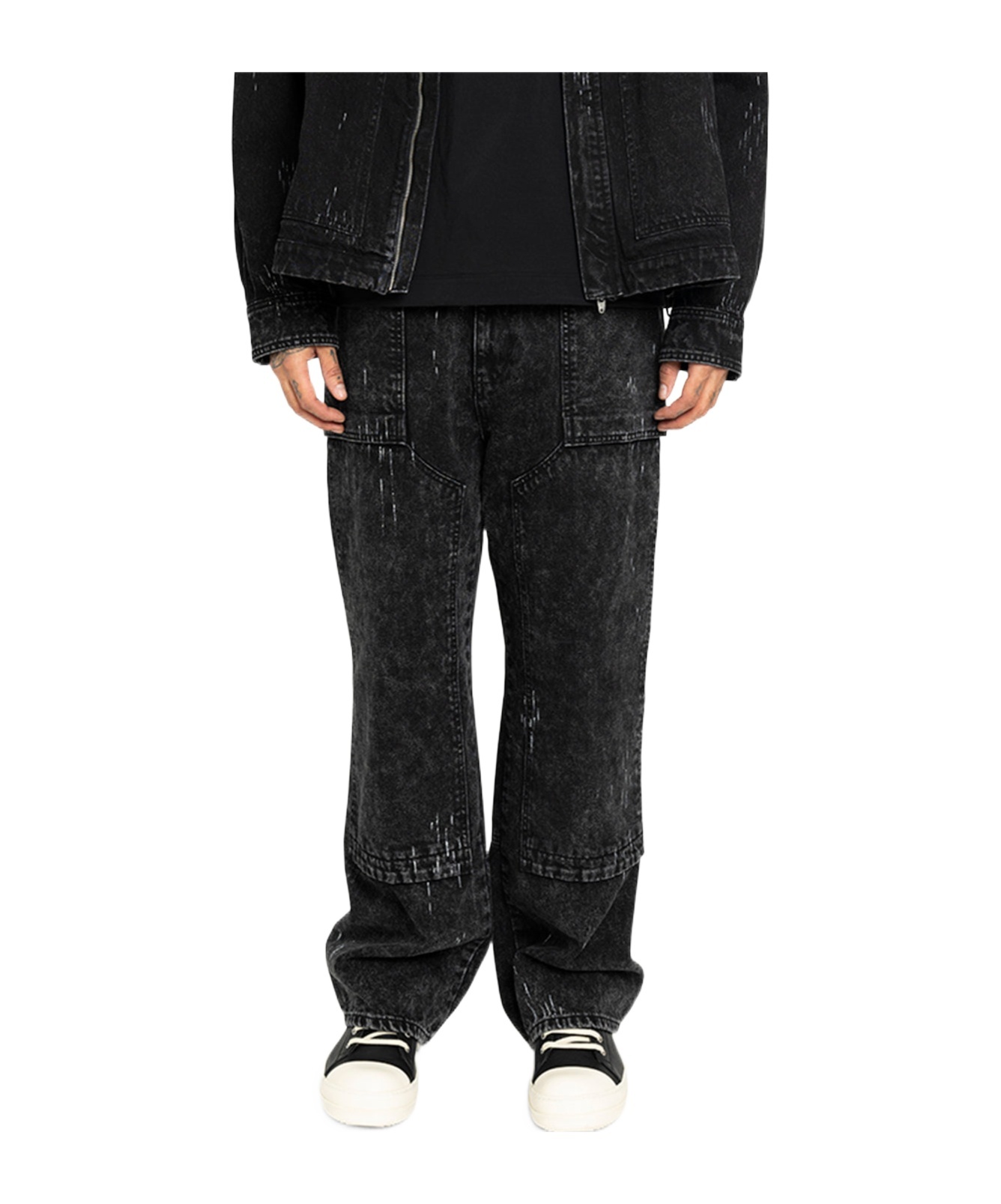 Juunj Belt Ring Denim Trousers