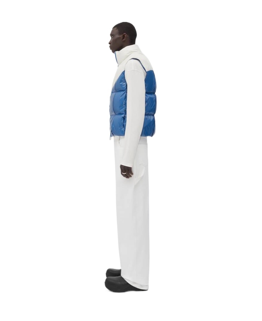 Bottega Veneta Zipper Quilted Vest In White