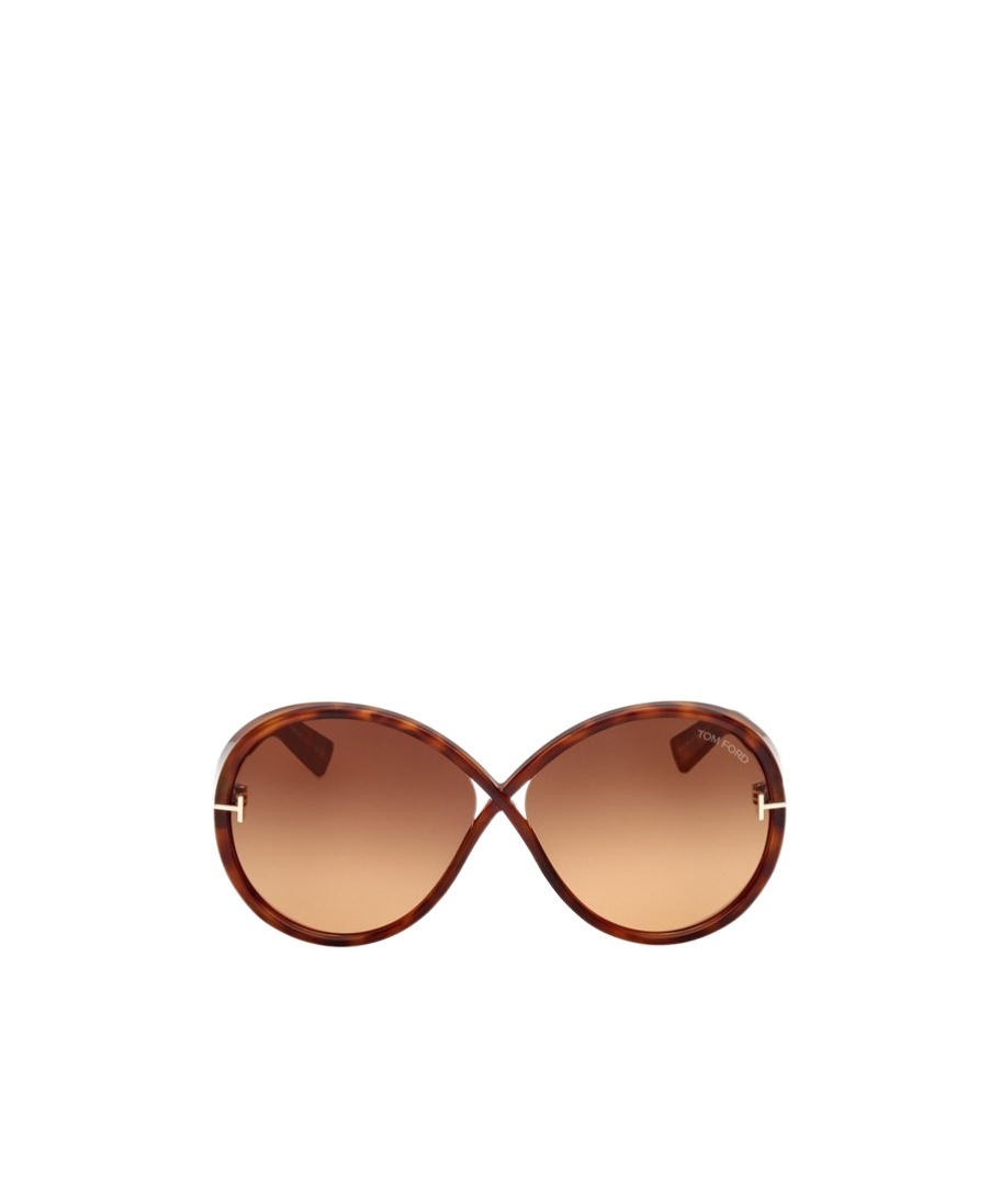 Tom Ford Eyewear Edie Oversized Sunglasses In Brown