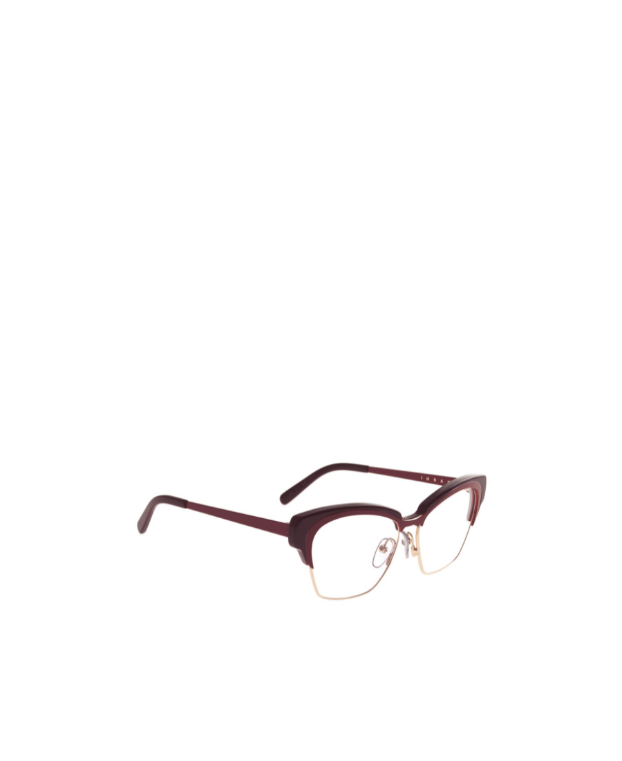 Marni Logo Flat Mirror In Red