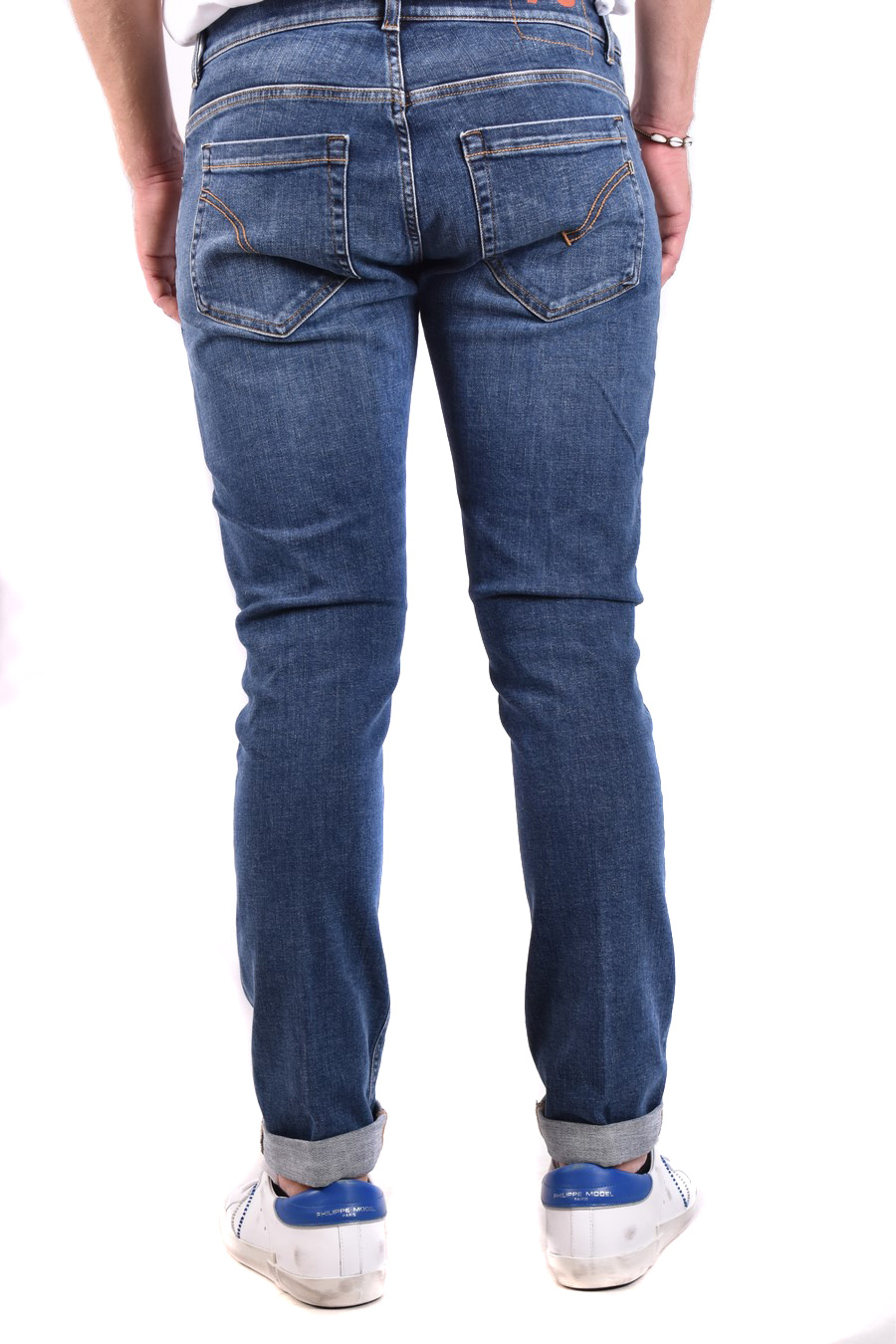 Dondup Blue Denim Jeans In Blue