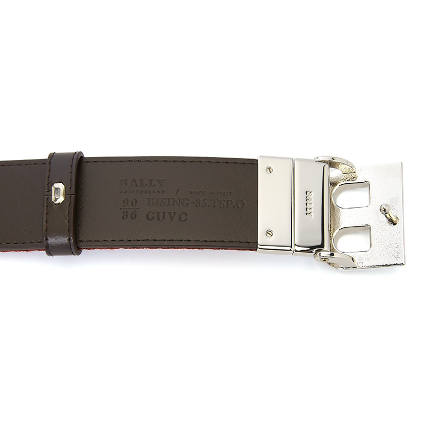 Bally Double-sided Belt In Gold