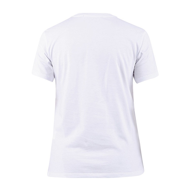 Msgm Logo Print Crewneck T-shirt In White