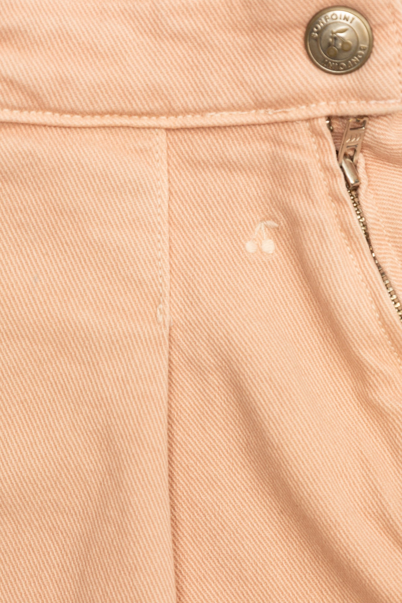 Bonpoint Denim Skirt In Neutral