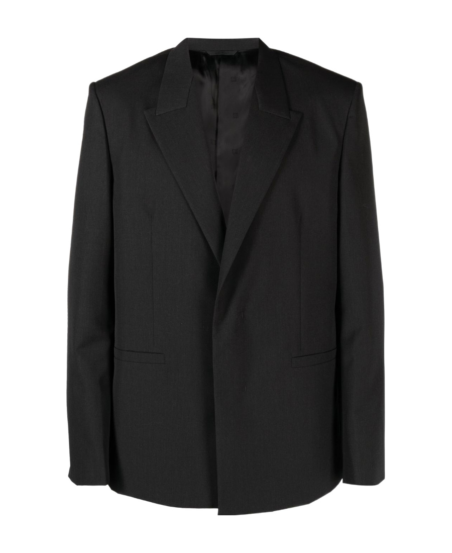 Givenchy Logo Suit Jacket In Black