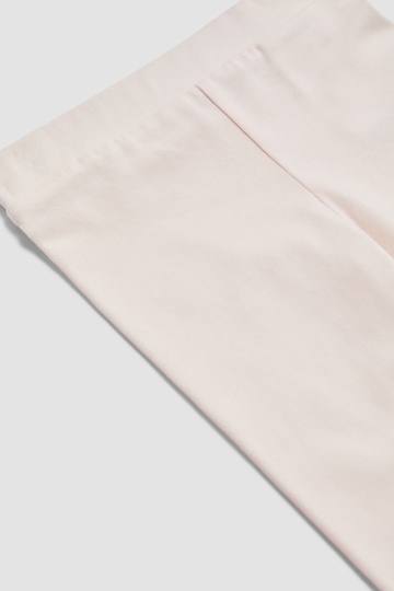 Moncler Logo Patch Leggings Pink In Pink