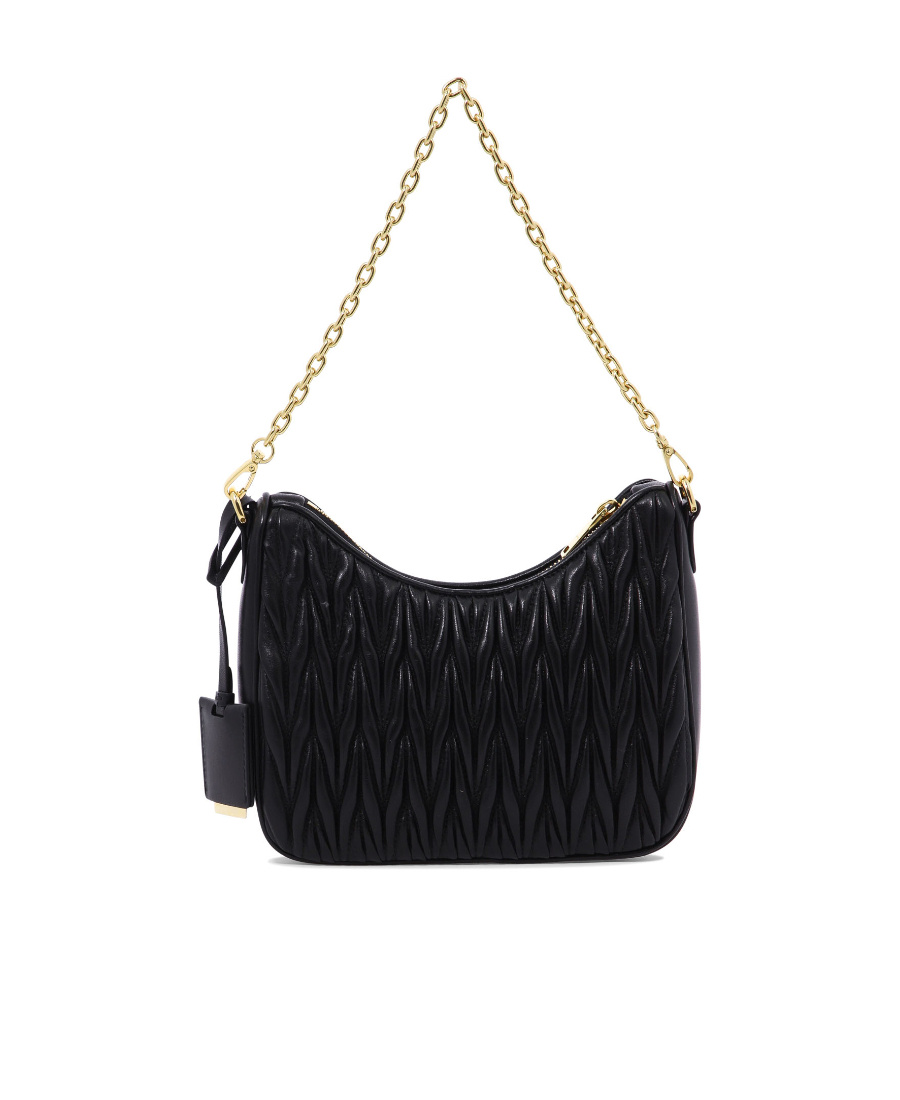 Miu Miu Leather Handbag In Black